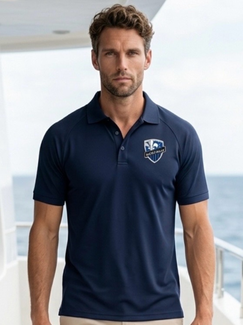 Montreal Impact MLS Men's Navy Polo Shirt